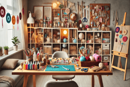 How to Create a Crafting Space at Home